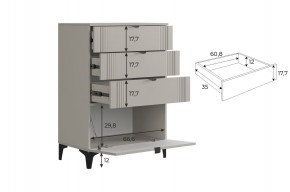 РИЧ Гостиная (модульная) кашемир в Лесном - lesnoy.mebel24.online | фото 6