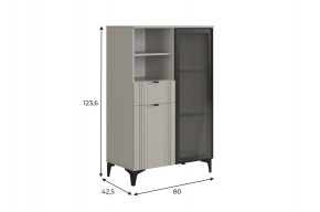 РИЧ Комод 2 со стеклом в Лесном - lesnoy.mebel24.online | фото 2
