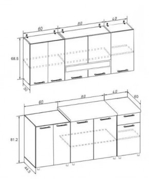 РИО-2 ЛДСП Кухонный гарнитур 1,8 м в Лесном - lesnoy.mebel24.online | фото 7