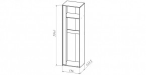 ЛИНДА-2 Шкаф 1-о дверный для одежды (ЛНД.02) в Лесном - lesnoy.mebel24.online | фото 2