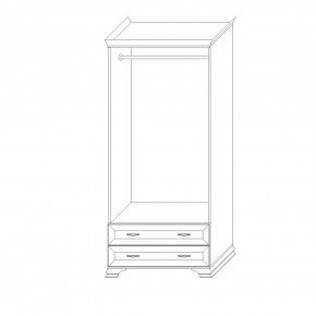 Шкаф 2-х дверный (корпус) Сиена в Лесном - lesnoy.mebel24.online | фото 5
