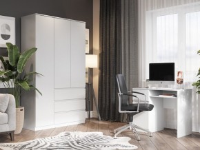 Шкаф 3-ств. с 3 ящиками "Бьянко" в Лесном - lesnoy.mebel24.online | фото 4