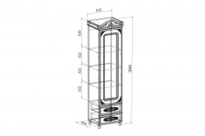 Шкаф для белья Ассоль АС-01 в Лесном - lesnoy.mebel24.online | фото 5