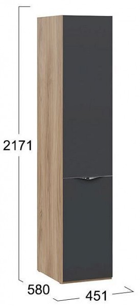 Шкаф для белья Глосс СМ-319.07.111 в Лесном - lesnoy.mebel24.online | фото 4