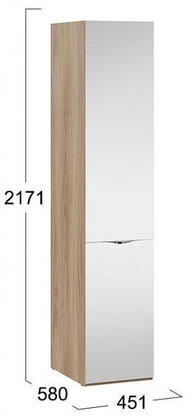 Шкаф для белья Глосс СМ-319.07.112 в Лесном - lesnoy.mebel24.online | фото 4