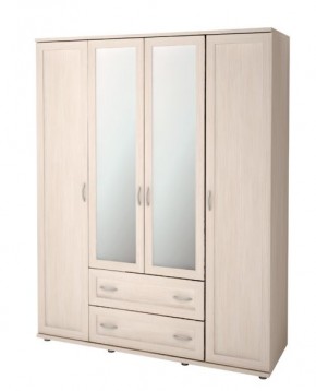 Шкаф для одежды 4-х дверный Ника-Люкс 19 в Лесном - lesnoy.mebel24.online | фото 1