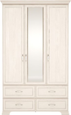 Шкаф для одежды с зеркалом 3-х дв Венеция 1 бодега в Лесном - lesnoy.mebel24.online | фото 1