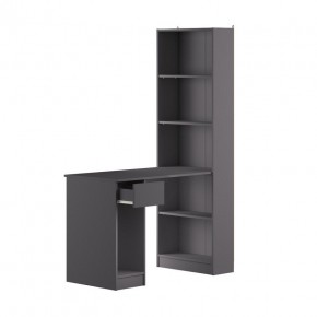 Шкаф комбинированный 10.01 Лайт (Темно - серый U2601) в Лесном - lesnoy.mebel24.online | фото 2