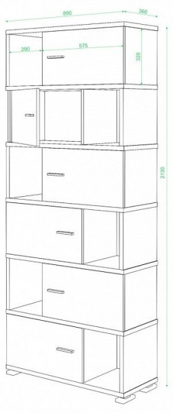 Шкаф комбинированный Домино СБ-30/6 в Лесном - lesnoy.mebel24.online | фото 3