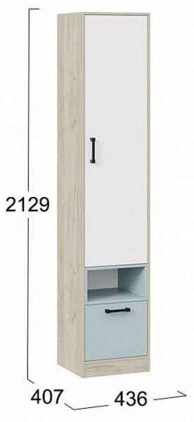 Шкаф комбинированный Оливер 401.002.000 в Лесном - lesnoy.mebel24.online | фото 3