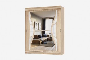 Шкаф-купе Бабочка 1.5 серия Альянс (дуб сонома) в Лесном - lesnoy.mebel24.online | фото