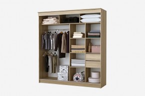 Шкаф-купе Бабочка 2.0 серия Альянс (дуб сонома) в Лесном - lesnoy.mebel24.online | фото 2
