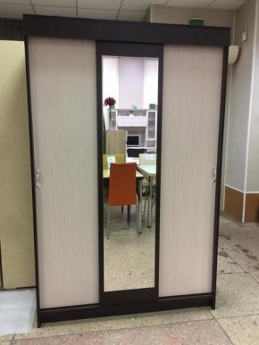Шкаф-купе Басса ШКК 551 венге-дуб шимо светлый/темный в Лесном - lesnoy.mebel24.online | фото 4