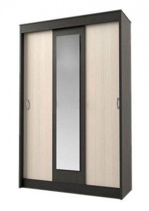 Шкаф-купе Бассо 1300 (Венге/Дуб белфорд) в Лесном - lesnoy.mebel24.online | фото 1