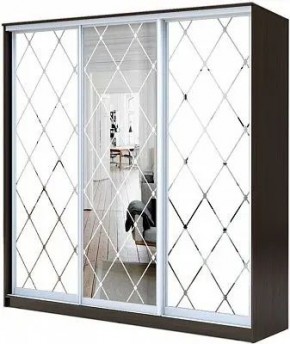 Шкаф-купе ХИТ 22-4-18-666 РОМБ БОЛЬШОЙ МАТОВЫЙ в Лесном - lesnoy.mebel24.online | фото