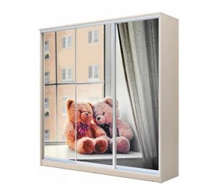 Шкаф-купе ХИТ 22-4-20-777 МИШКИ НА ОКНЕ в Лесном - lesnoy.mebel24.online | фото