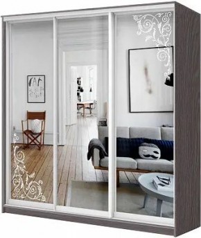 Шкаф-купе ХИТ 24-18-656 ОРНАМЕНТ в Лесном - lesnoy.mebel24.online | фото