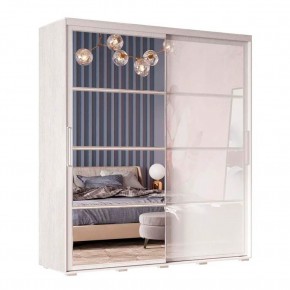 Шкаф-купе Крафт-6 1.6 м ШКК-06 (ясень белый) в Лесном - lesnoy.mebel24.online | фото 3