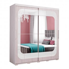 Шкаф-купе Крафт-7 ясень белый в Лесном - lesnoy.mebel24.online | фото 2