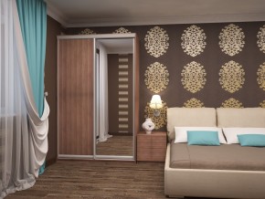 Шкаф-купе Ксения 1200 ЛДСП+Зеркало (ЛДСП 1 кат.) в Лесном - lesnoy.mebel24.online | фото 8