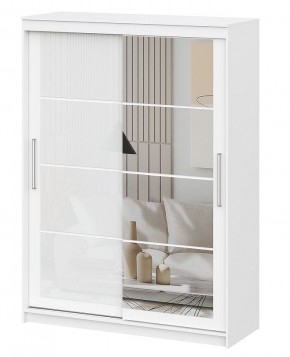 Шкаф-купе ШКП 3 (1600) серия 2 (белый текстурный) в Лесном - lesnoy.mebel24.online | фото