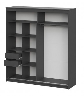 Шкаф-купе ШКП 3 МАКС (2000) Графит серый в Лесном - lesnoy.mebel24.online | фото 3