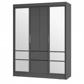 Шкаф-купе Симпл ШКК-06 (графит) в Лесном - lesnoy.mebel24.online | фото