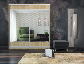 Шкаф-купе Светлана 2000 ЛДСП/Зеркало/ЛДСП (ЛДСП 2 кат.) в Лесном - lesnoy.mebel24.online | фото 6