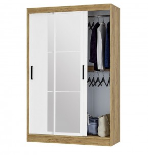 Шкаф-купе Тайм ШКК-03 (крафт/белый) в Лесном - lesnoy.mebel24.online | фото 2