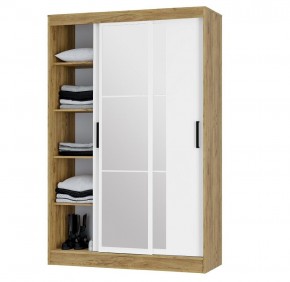 Шкаф-купе Тайм ШКК-03 (крафт/белый) в Лесном - lesnoy.mebel24.online | фото 3