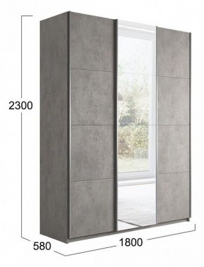Шкаф-купе Траст СШК 2.180.60-11.13.11 в Лесном - lesnoy.mebel24.online | фото 3