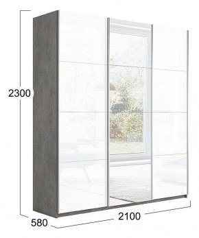 Шкаф-купе Траст СШК 2.210.70-15.13.15 в Лесном - lesnoy.mebel24.online | фото 3