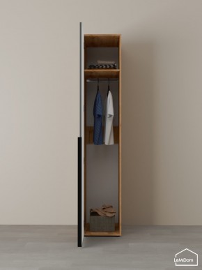 Шкаф Linnea MHR-1 2050х400х510 (ДВ-М 11.1.25) в Лесном - lesnoy.mebel24.online | фото 4