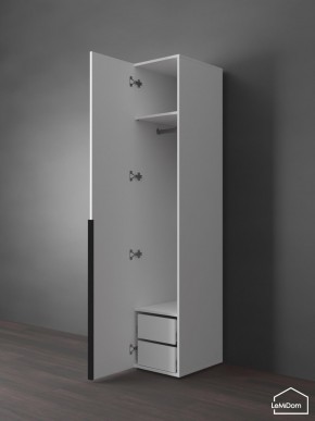 Шкаф Linnea MHR-1-3 2050х400х510 (Белый-М 11.1.1) в Лесном - lesnoy.mebel24.online | фото 5
