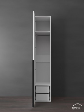 Шкаф Linnea MHR-1-3 2050х400х510 (Белый-М 11.1.1) в Лесном - lesnoy.mebel24.online | фото 6