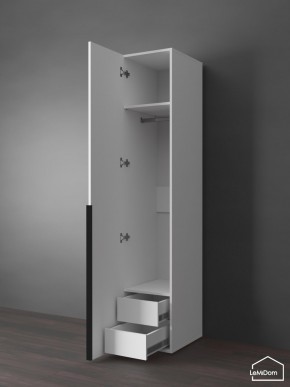 Шкаф Linnea MHR-1-3 2050х400х510 (Белый-М 11.1.1) в Лесном - lesnoy.mebel24.online | фото 7