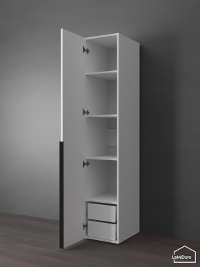 Шкаф Linnea MHR-1-3 2050х400х510 (Белый-М 11.1.2) в Лесном - lesnoy.mebel24.online | фото 5