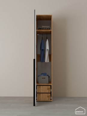 Шкаф Linnea MHR-1-3 2050х400х510 (ДВ-М 11.1.25) в Лесном - lesnoy.mebel24.online | фото 5