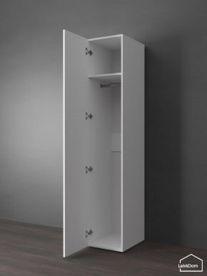 Шкаф Linnea MHR-1PO 2050х400х510 (Белый-М 11.1.2) в Лесном - lesnoy.mebel24.online | фото 4