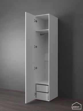 Шкаф Linnea MHR-1PO-3 2050х400х510 (Белый-М 11.1.2) в Лесном - lesnoy.mebel24.online | фото 4