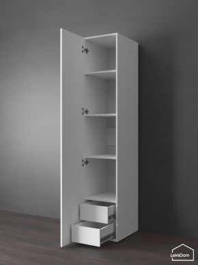 Шкаф Linnea MHR-1PO-4 2050х400х510 (Белый-М 11.1.1) в Лесном - lesnoy.mebel24.online | фото 4