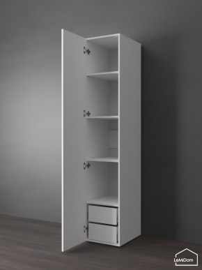 Шкаф Linnea MHR-1PO-4 2050х400х510 (Белый-М 11.1.2) в Лесном - lesnoy.mebel24.online | фото 5