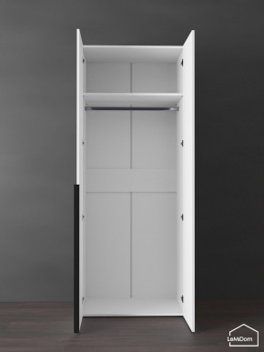 Шкаф Linnea MHR-2 2050х800х510 (Белый-М 11.1.1) в Лесном - lesnoy.mebel24.online | фото 4