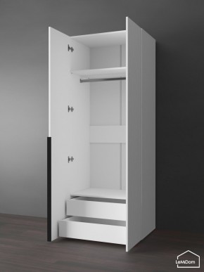 Шкаф Linnea MHR-2-3 2050х800х510 (Белый-М 11.1.2) в Лесном - lesnoy.mebel24.online | фото 5