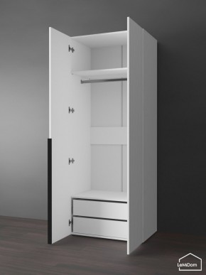 Шкаф Linnea MHR-2-3 2050х800х510 (Белый-М 11.1.2) в Лесном - lesnoy.mebel24.online | фото 6