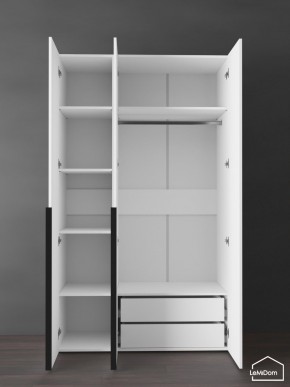 Шкаф Linnea MHR-3-2 2050х1200х510 (Белый-М 11.1.1) в Лесном - lesnoy.mebel24.online | фото 5