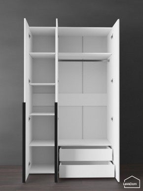 Шкаф Linnea MHR-3-2 2050х1200х510 (Белый-М 11.1.1) в Лесном - lesnoy.mebel24.online | фото 6
