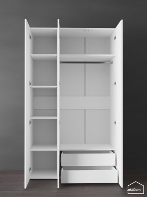 Шкаф Linnea MHR-3PO-2 2050х1200х510 (Белый-М 11.1.1) в Лесном - lesnoy.mebel24.online | фото 5