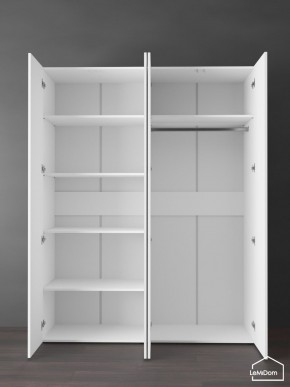 Шкаф Linnea MHR-4PO-1 2050х1600х510 (Белый-М 11.1.2) в Лесном - lesnoy.mebel24.online | фото 4