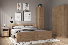 Шкаф ПЕГАС однодверный с рамочным фасадом, цвет Дуб Сонома в Лесном - lesnoy.mebel24.online | фото 4